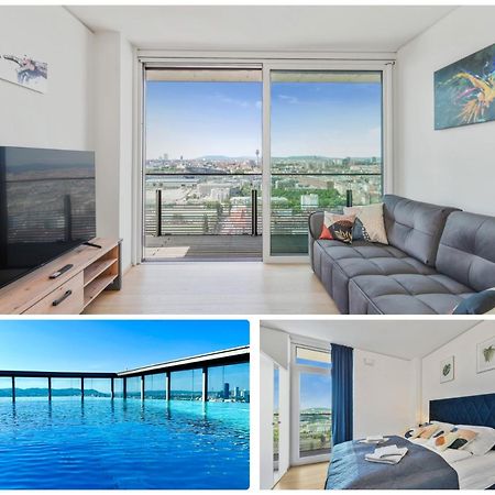 Luxury Penthouse I Rooftop Pool I Self Check-In Wien Eksteriør bilde