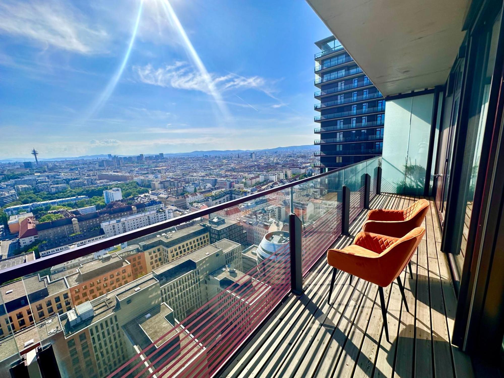 Luxury Penthouse I Rooftop Pool I Self Check-In Wien Eksteriør bilde