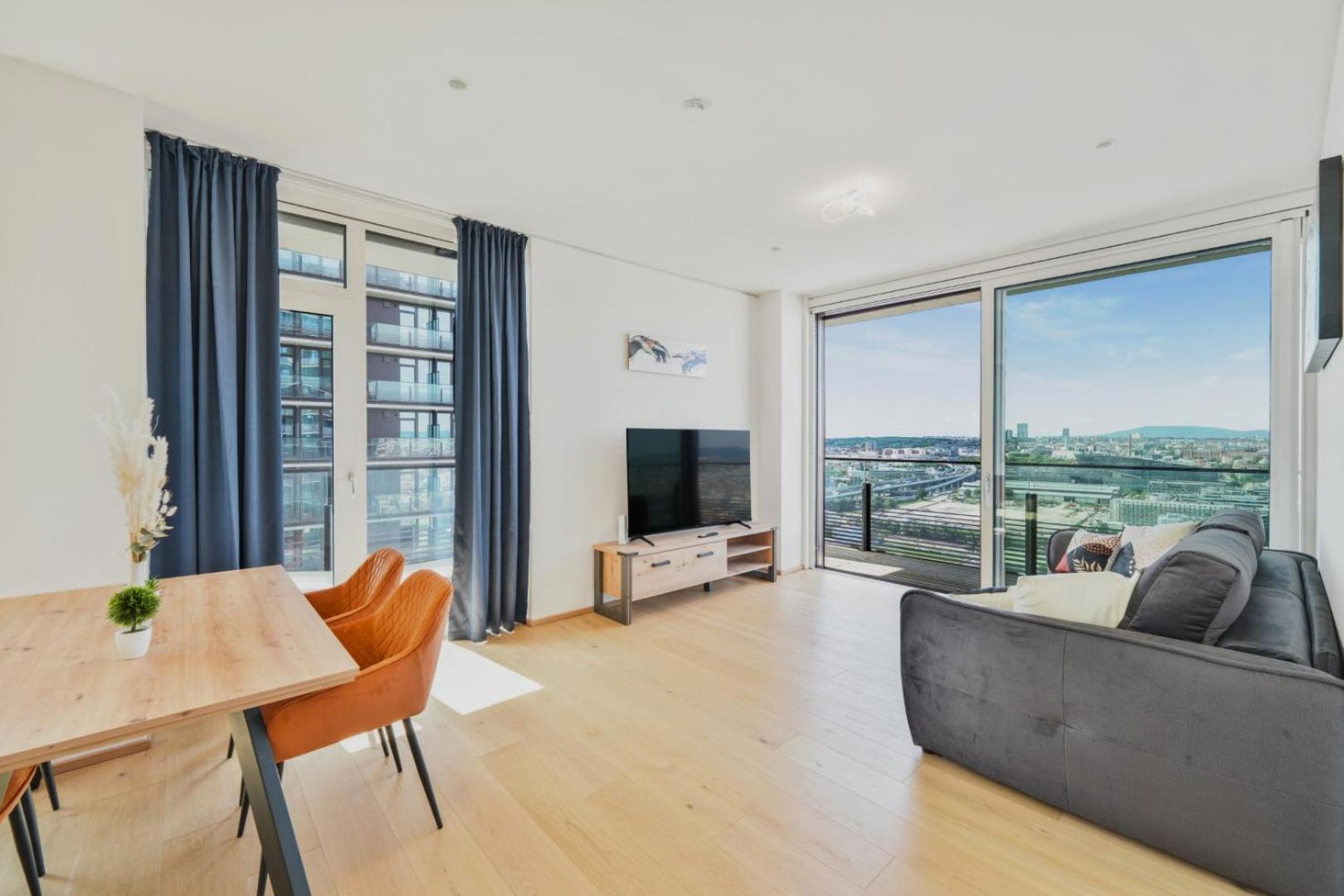 Luxury Penthouse I Rooftop Pool I Self Check-In Wien Eksteriør bilde